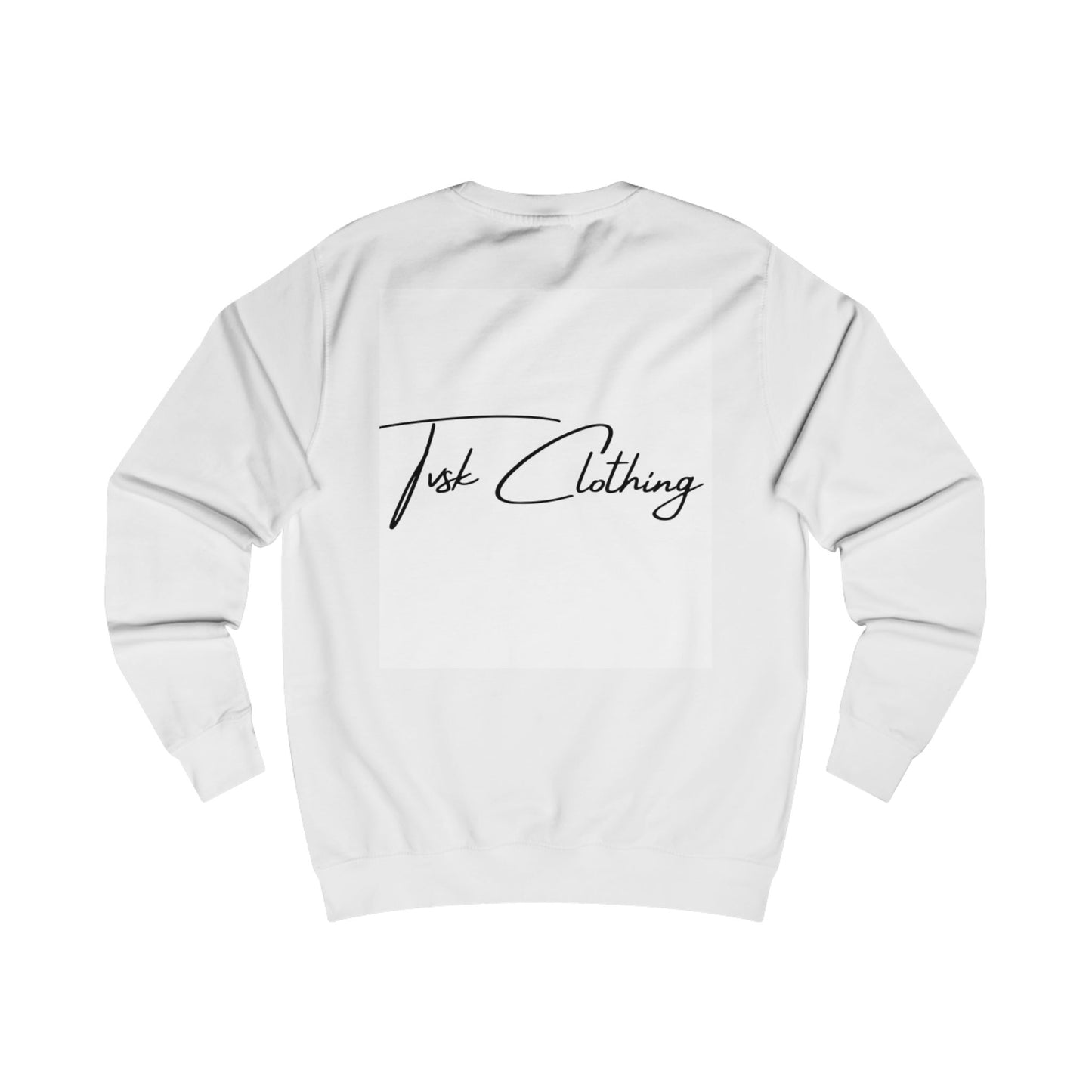 White Unisex Printed Sweatshirt