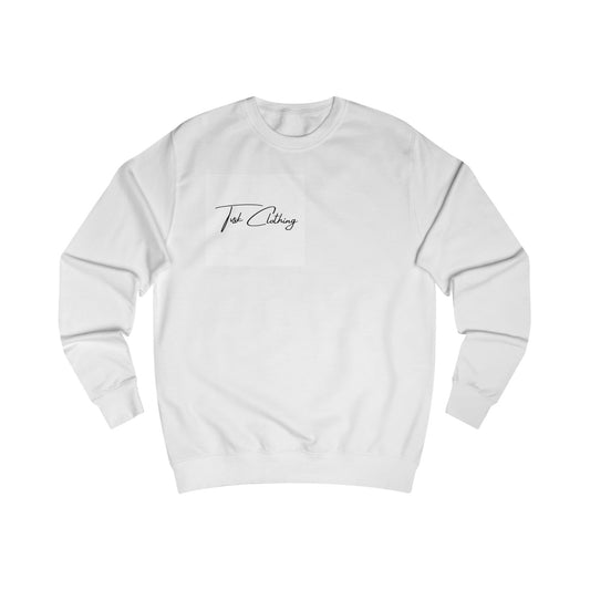 White Unisex Printed Sweatshirt